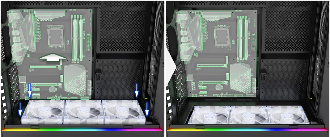 MONTECH HS01, ATX Mid-Tower PC Case, Gaming PC, High-Airflow
